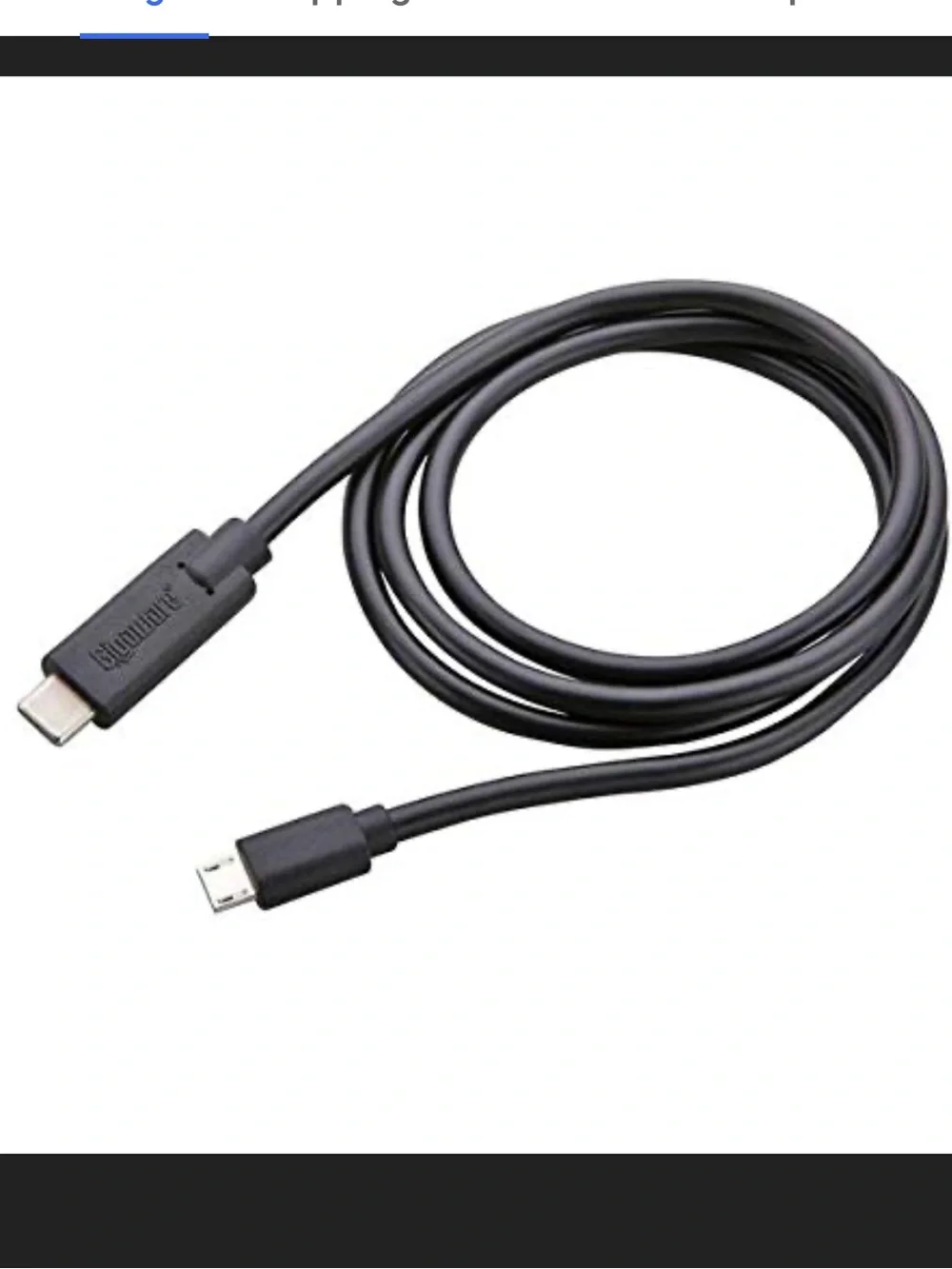 GIGAWARE MICRO USB 3.0 CABLE for PC MAC USB 3 ft 2602583 New